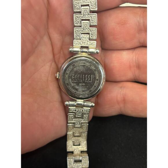 Ecclissi 925 Sterling Silver 3240 Women’s Watch! New Battery! - Picture 5 of 9